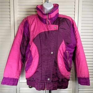 Vintage 1980s Pacific Trail Woman’s Large Puffer Jacket Pink